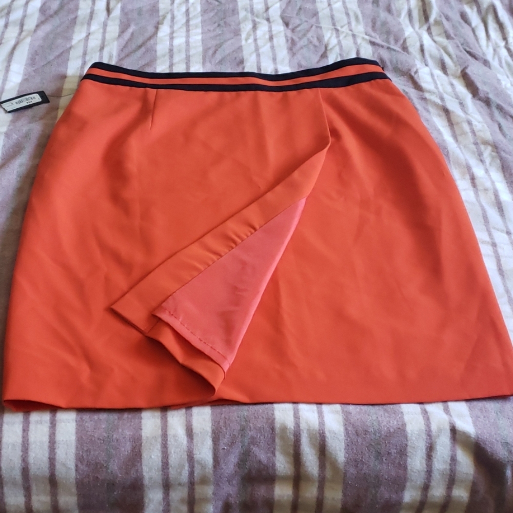 Red Worthington Skirt
